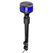 Mástil con Rotativo LED azul R65 para Motocicletas – Altura Ajustable y Alta Visibilidad - Autowin24