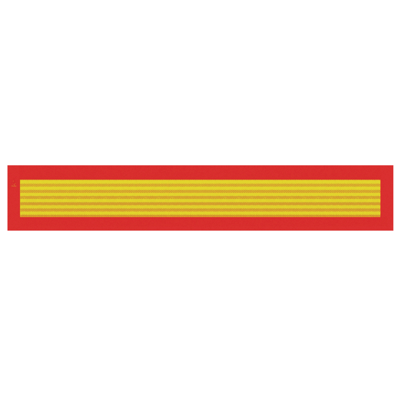 Placa Reflectante para Remolques y Semirremolques – Aluminio 1130x196 mm (Normativa ECE 70.01) - Autowin24