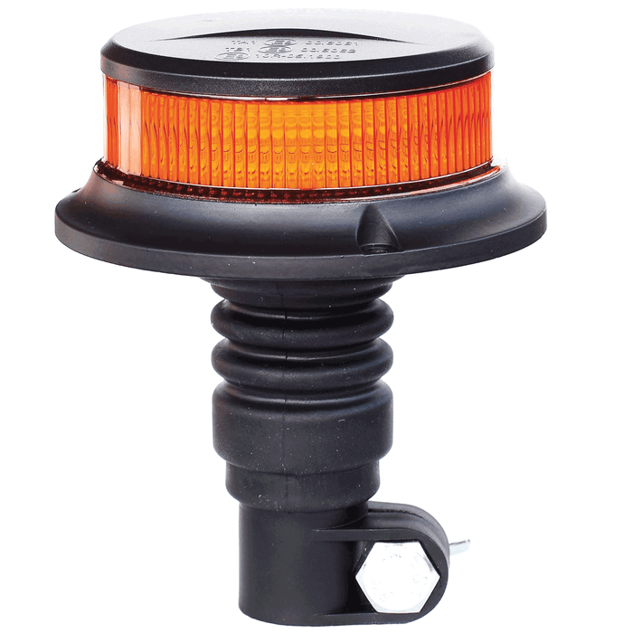 Balise LED Ambre R65 Flexible 18 LED Haute Puissance et Montage DIN