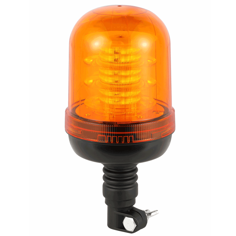 Rotativo LED Ámbar Flexible R65 Monster Alta Potencia y Base DIN - Autowin24