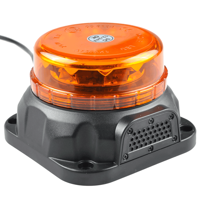 Rotativo LED R65 con Sirena Integrada 107 dB y Función Alarma