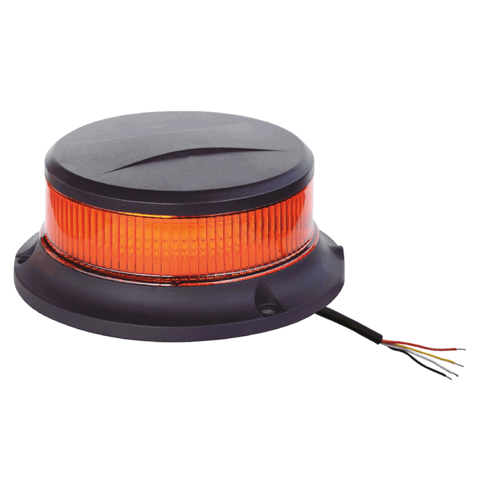 Extra-flat Amber LED Emergency Beacon R65 Approved Synchronizable